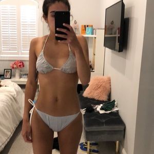 Brandy Melville Striped Bikini Set